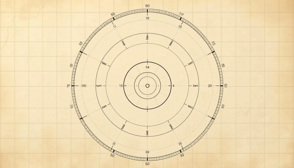 Minh họa bán kính tác chiến của một hệ thống vũ khí với vòng tròn phạm vi ảnh hưởng trên bản đồ chiến trường