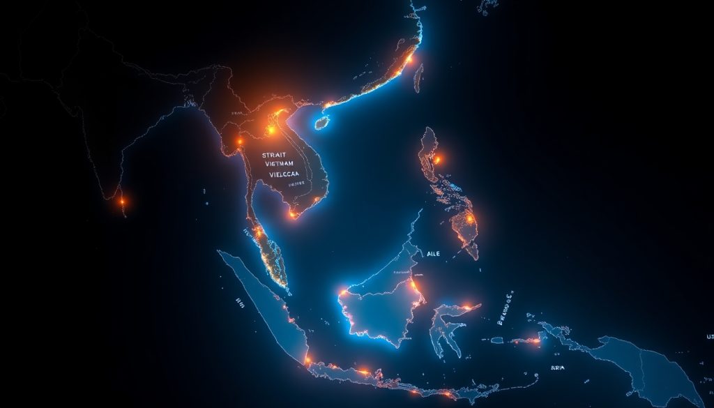 tuyến vận tải quốc tế đi qua Eo biển Malacca và vai trò của Việt Nam trong chuỗi cung ứng