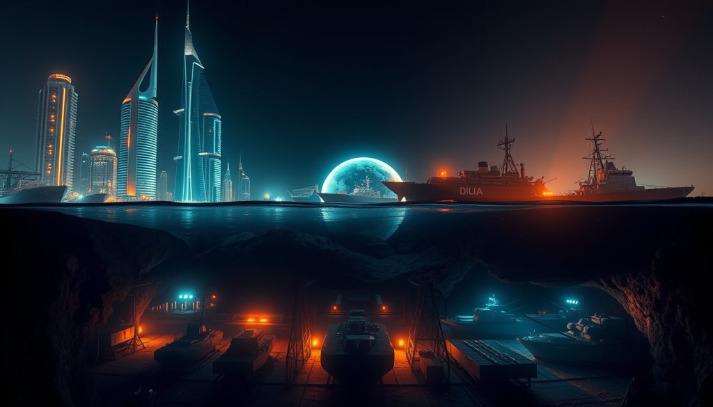Nghịch lý vùng Vịnh: Dubai và các trung tâm tài chính (tầng nổi) phụ thuộc vào nền tảng an ninh Mỹ (tầng ngầm)