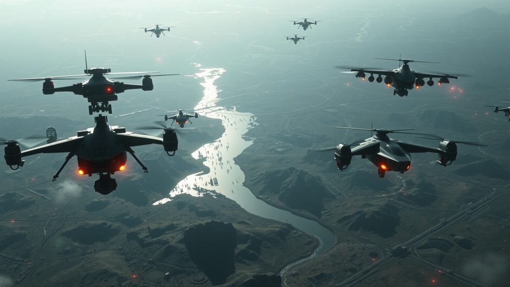 Tương lai của nhận thức chiến trường với AI drone và vệ tinh