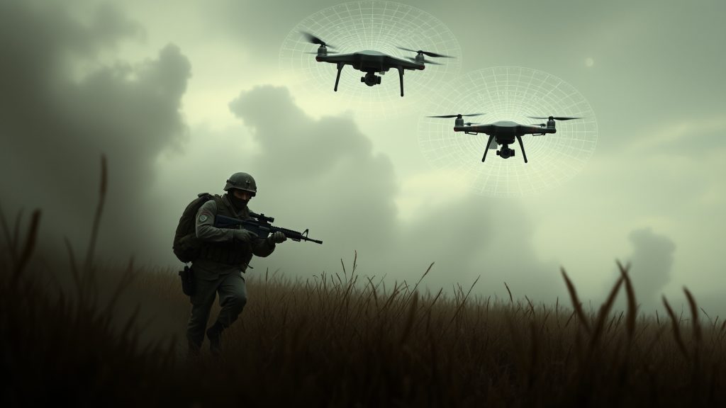 Drone chiến trường tạo ra môi trường mà mọi chuyển động đều có nguy cơ bị phát hiện.