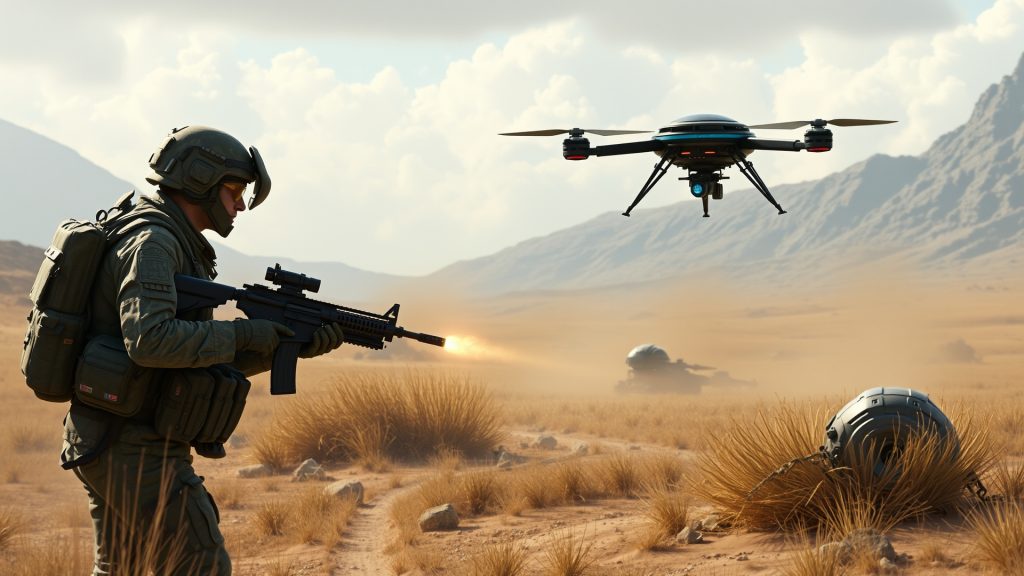 Drone chiến trường trong tương lai sẽ mang lại khả năng quan sát cho mọi đơn vị tác chiến.