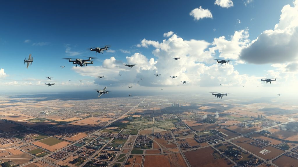 Drone chiến trường đang tái định nghĩa cách kiểm soát không gian trong chiến tranh hiện đại.