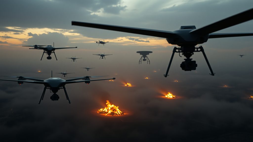 Săn tìm mục tiêu bằng vệ tinh drone radar và cảm biến