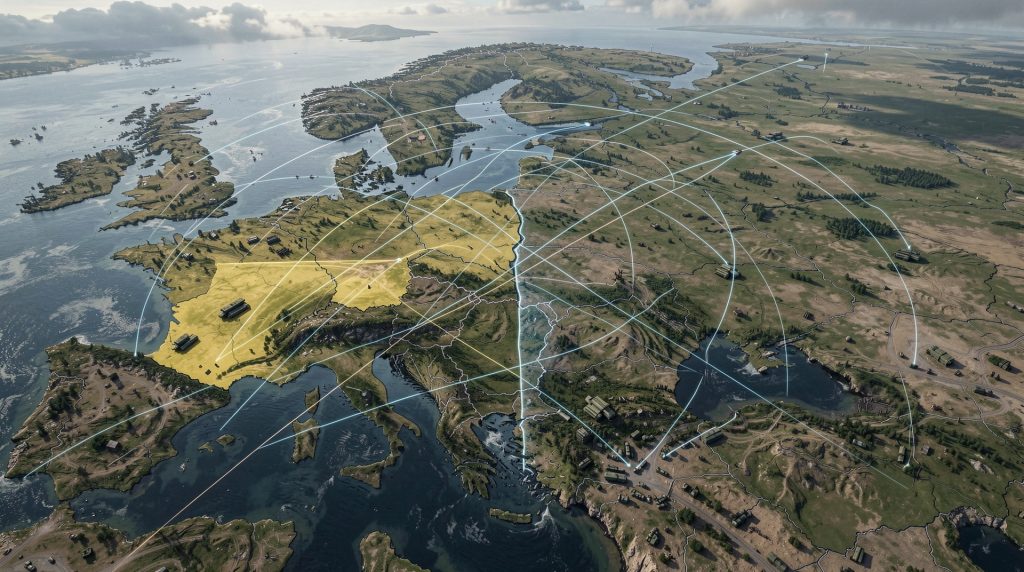 Không gian chiến lược châu Âu cho thấy khoảng cách giữa chiến trường Ukraine và NATO đang thay đổi.