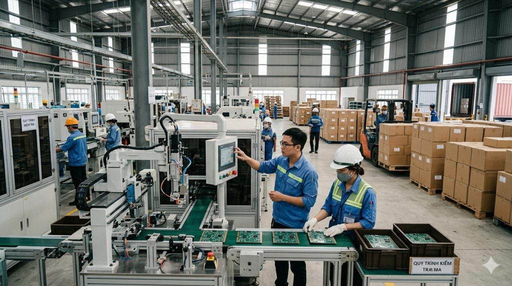 Quan hệ thương mại và chuỗi cung ứng của Việt Nam trong cạnh tranh nước lớn
