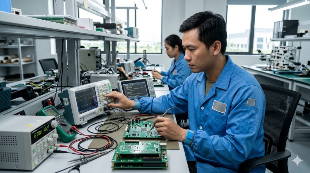 Kỹ sư Việt Nam kiểm thử và phát triển năng lực công nghệ